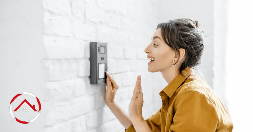 A Girl Trying to reset a Ring Camera