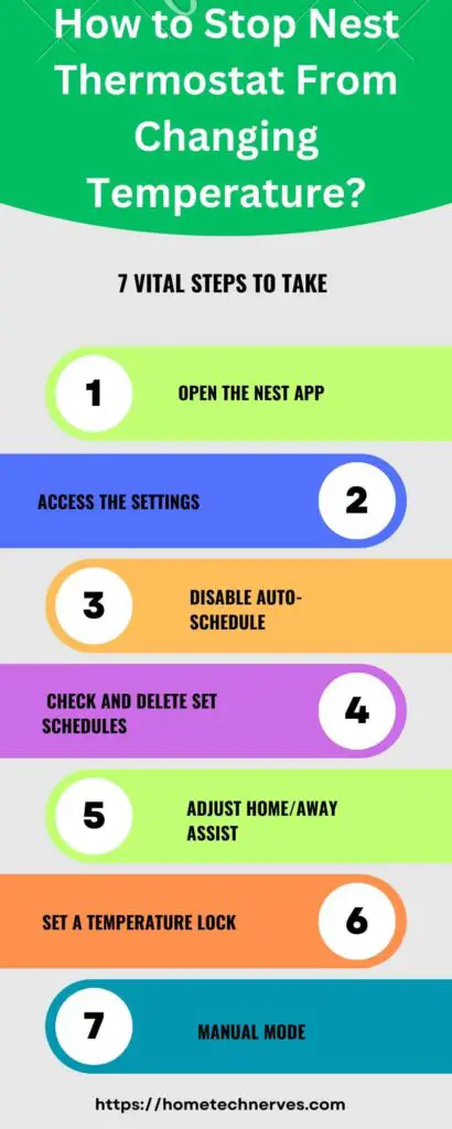 How to Stop Nest Thermostat From Changing Temperature 7 Steps