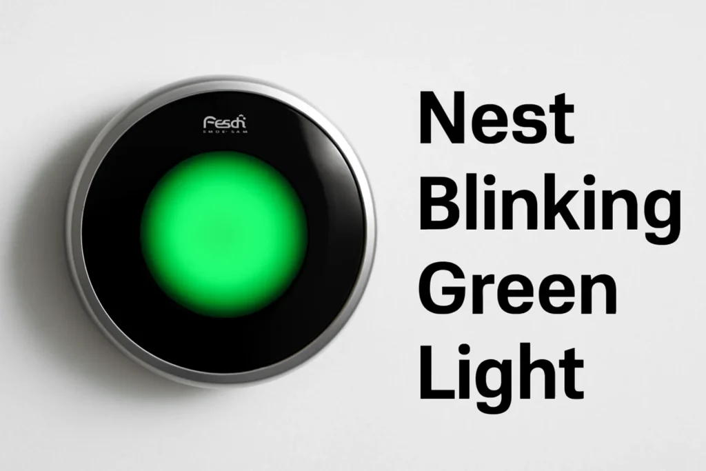 Nest Blinking Green Light