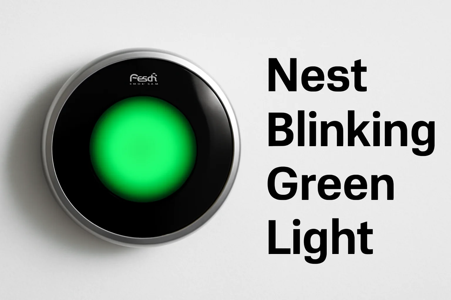 Nest Blinking Green Light