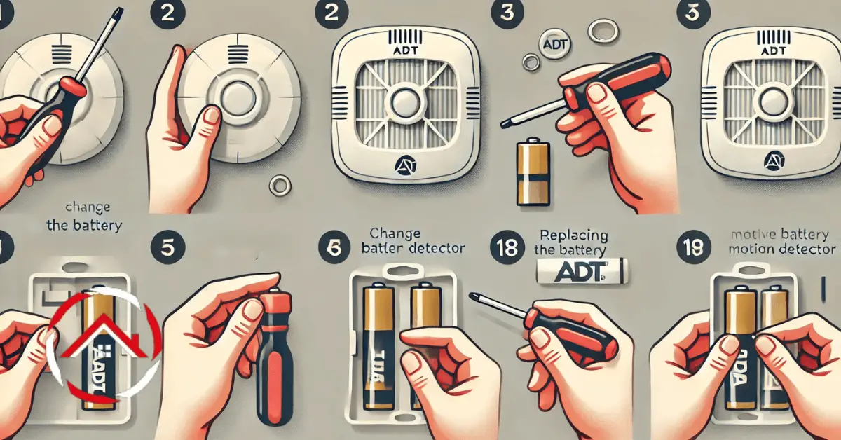 How To Change Battery In ADT Motion Detector?