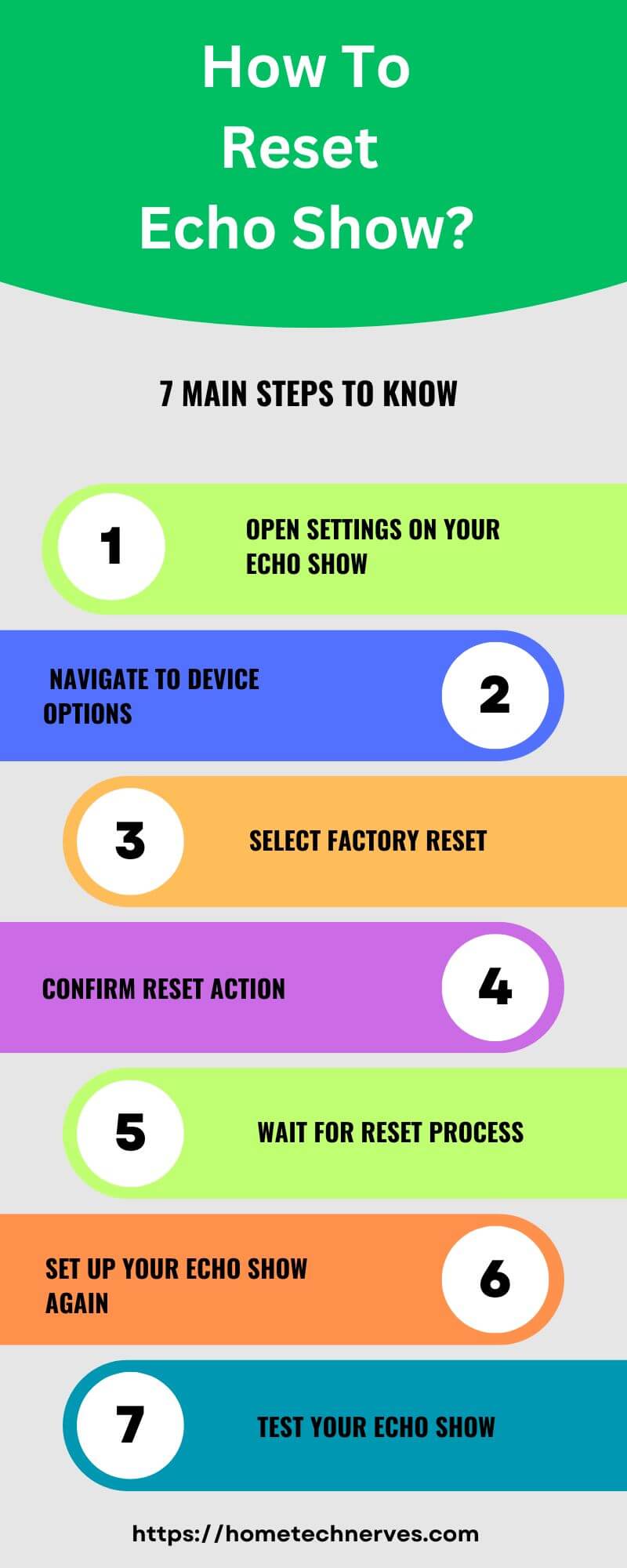  How To Reset Echo Show