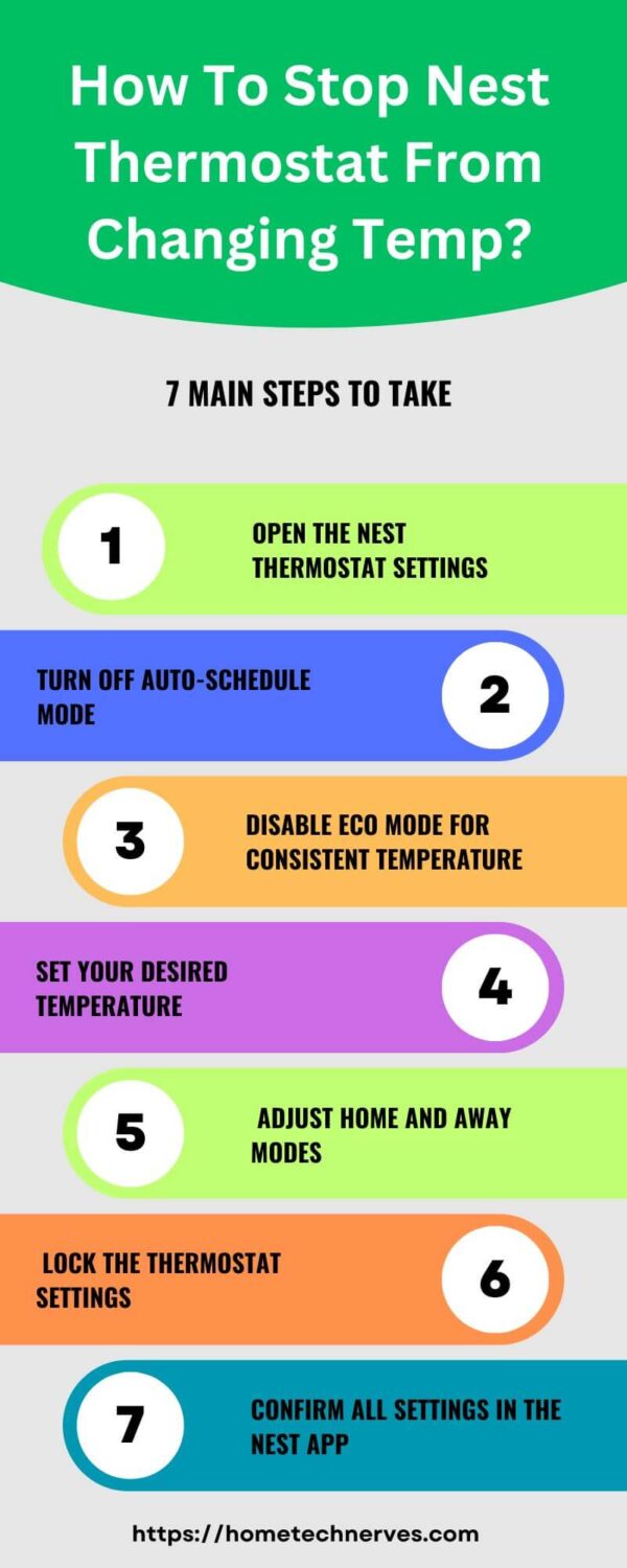 How To Stop Nest Thermostat From Changing Temp