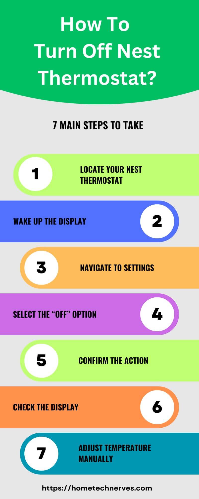 How to Turn Off Nest Thermostat 7 Steps