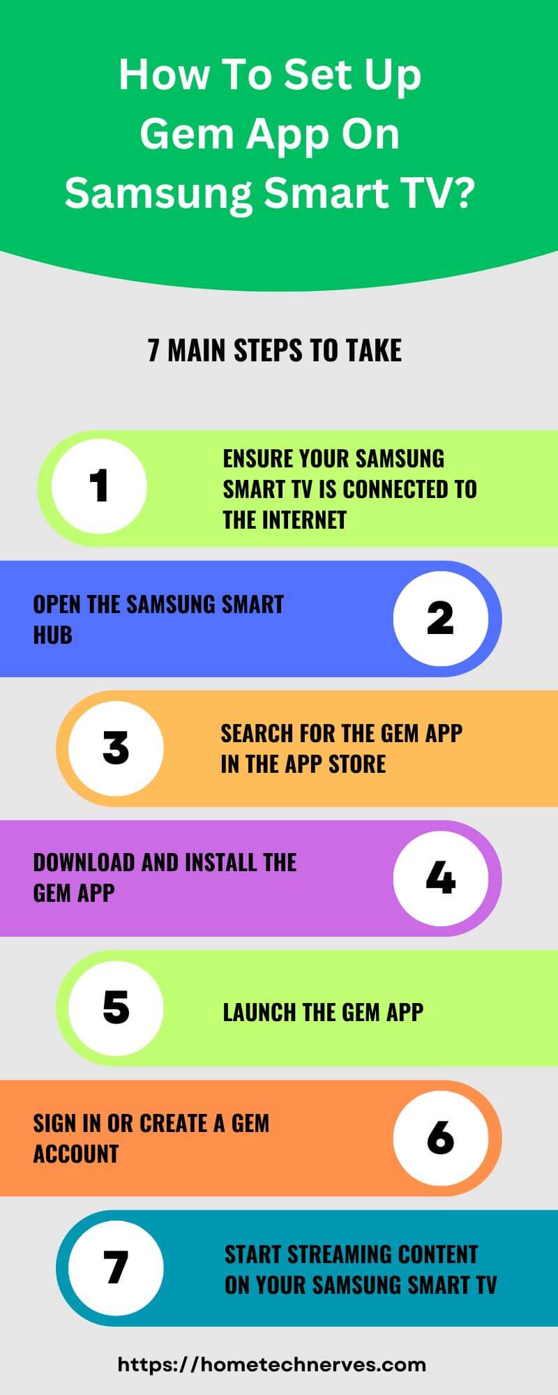 How to Set Up Gem App on Samsung Smart TV 