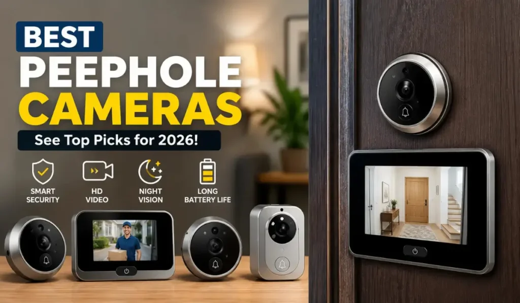 Best Peephole cameras for apartments and home security in 2026.