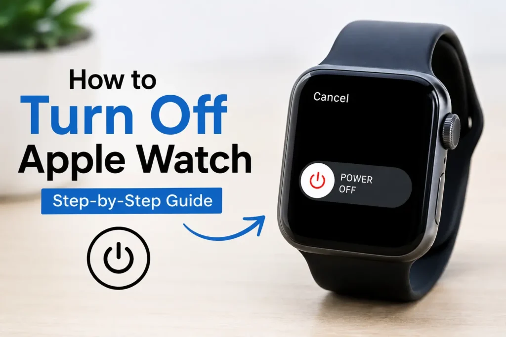 How to Turn Off Apple Watch power off screen guide.