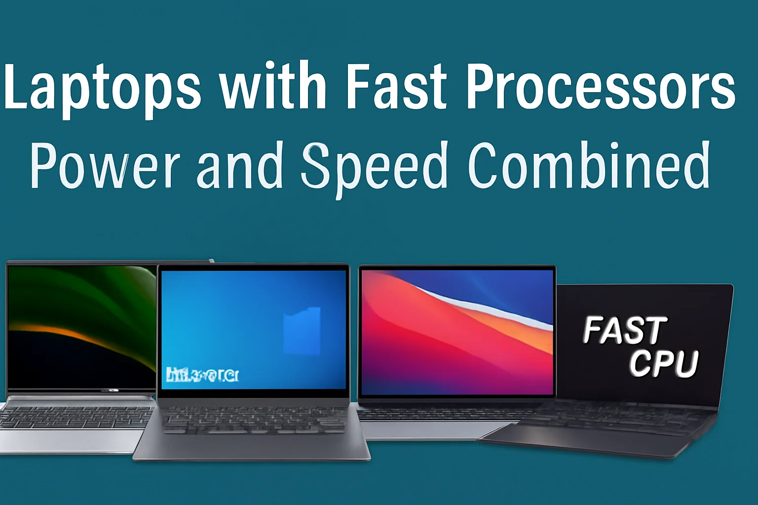 Laptops with Fast Processors