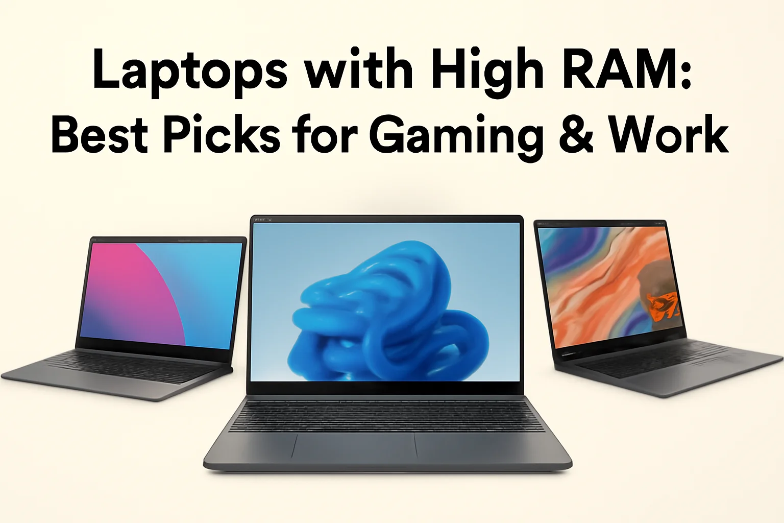 Laptops with high RAM