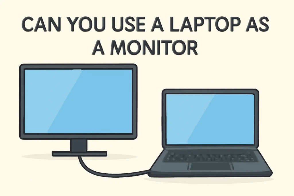 Can You Use A Laptop As A Monitor
