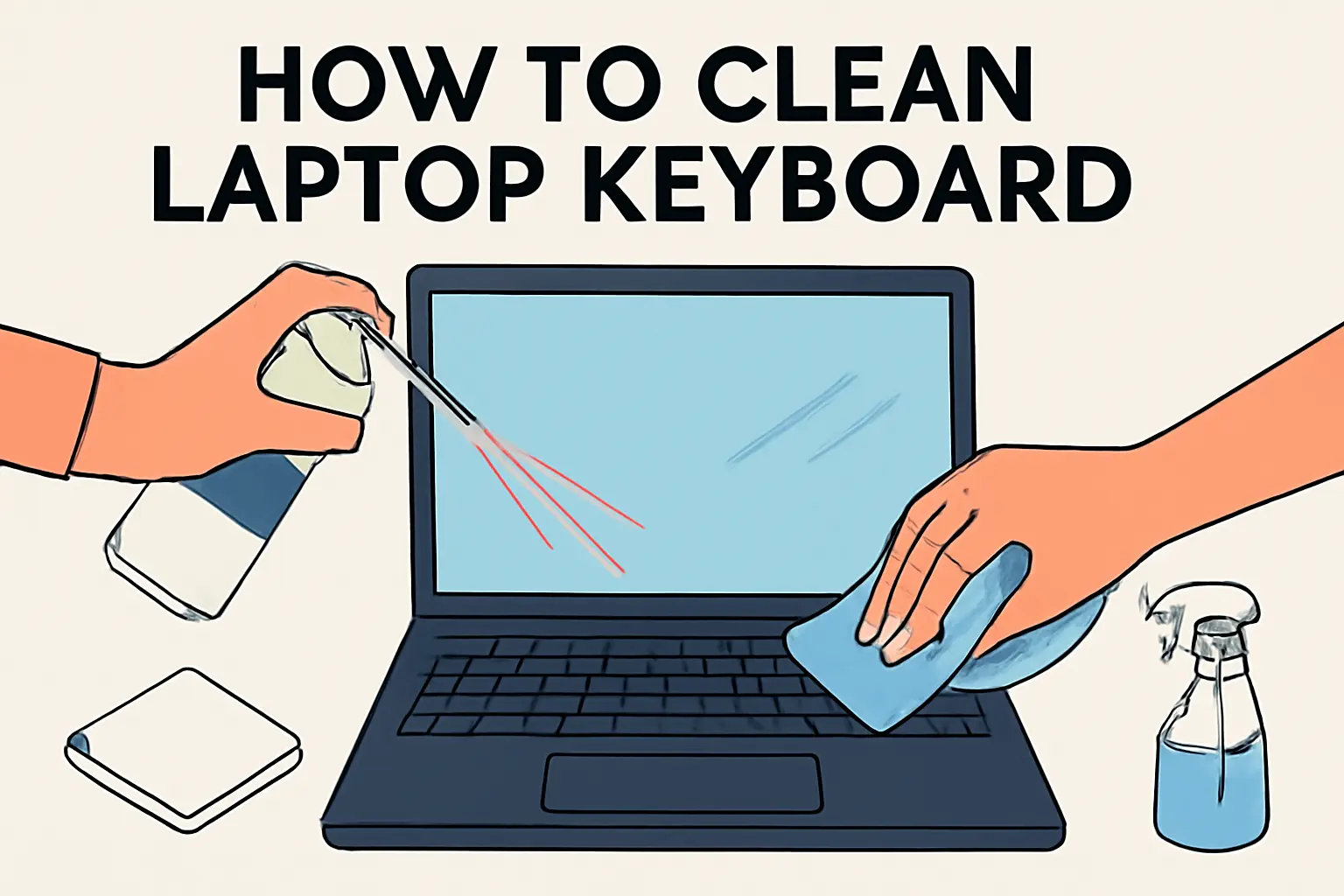 How To Clean Laptop Keyboard