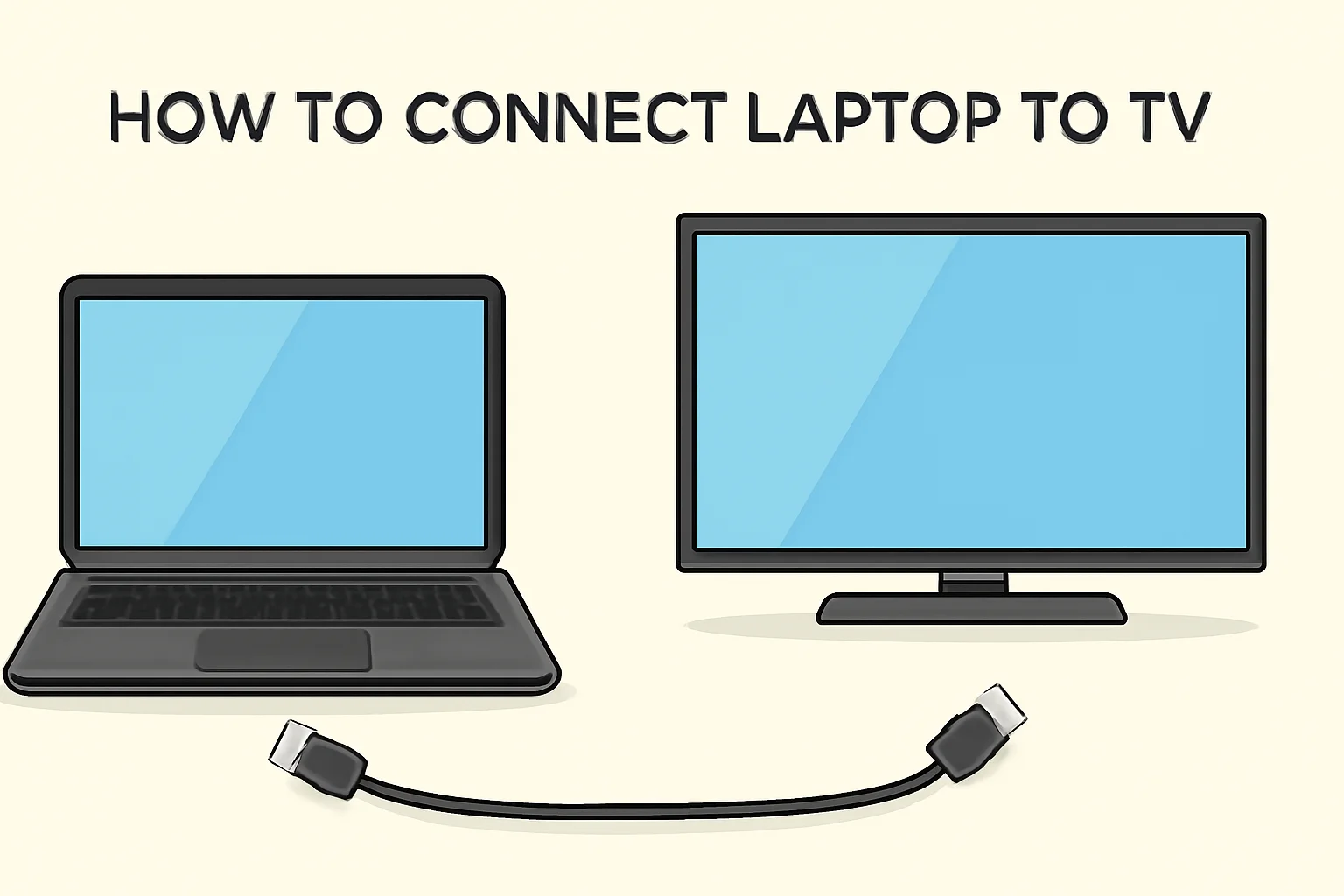 How To Connect Laptop To TV