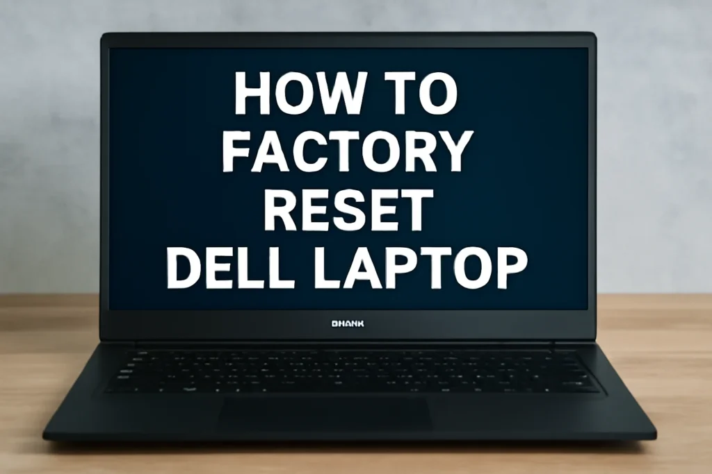 How to Factory Reset Dell Laptop Without Password