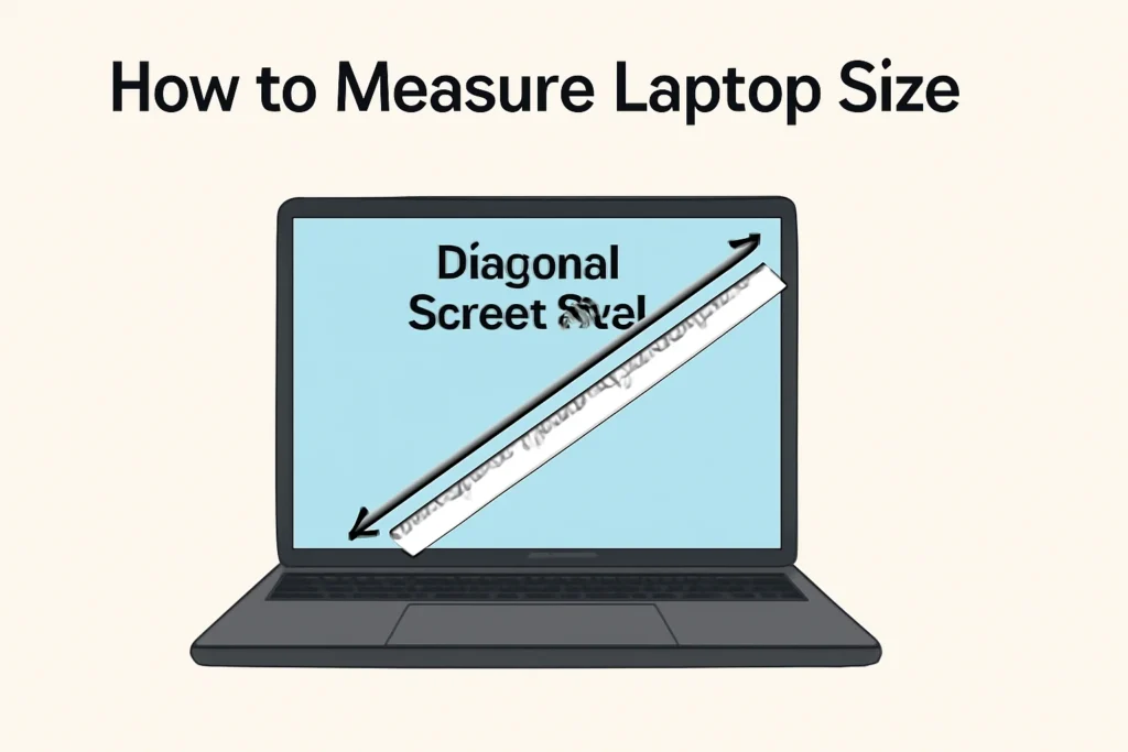 How to Measure Laptop Size