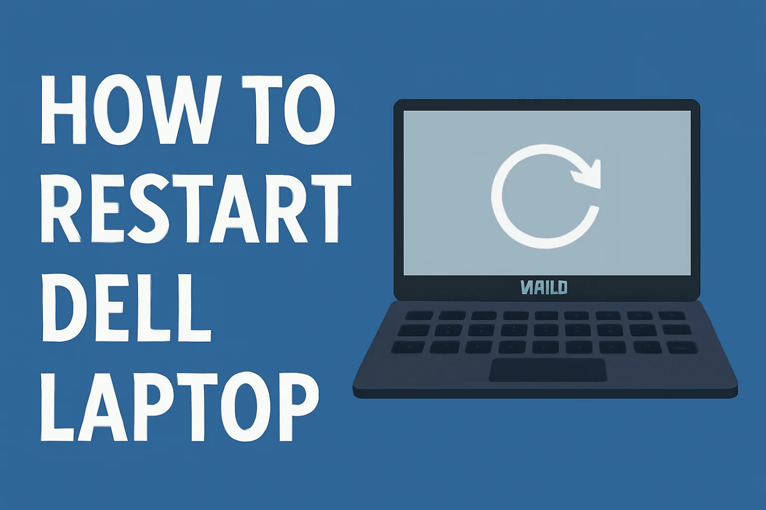 How to Restart Dell Laptop