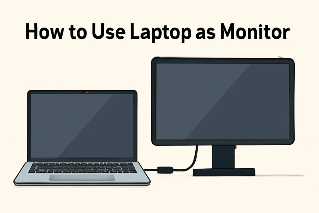 How to Use Laptop as Monitor