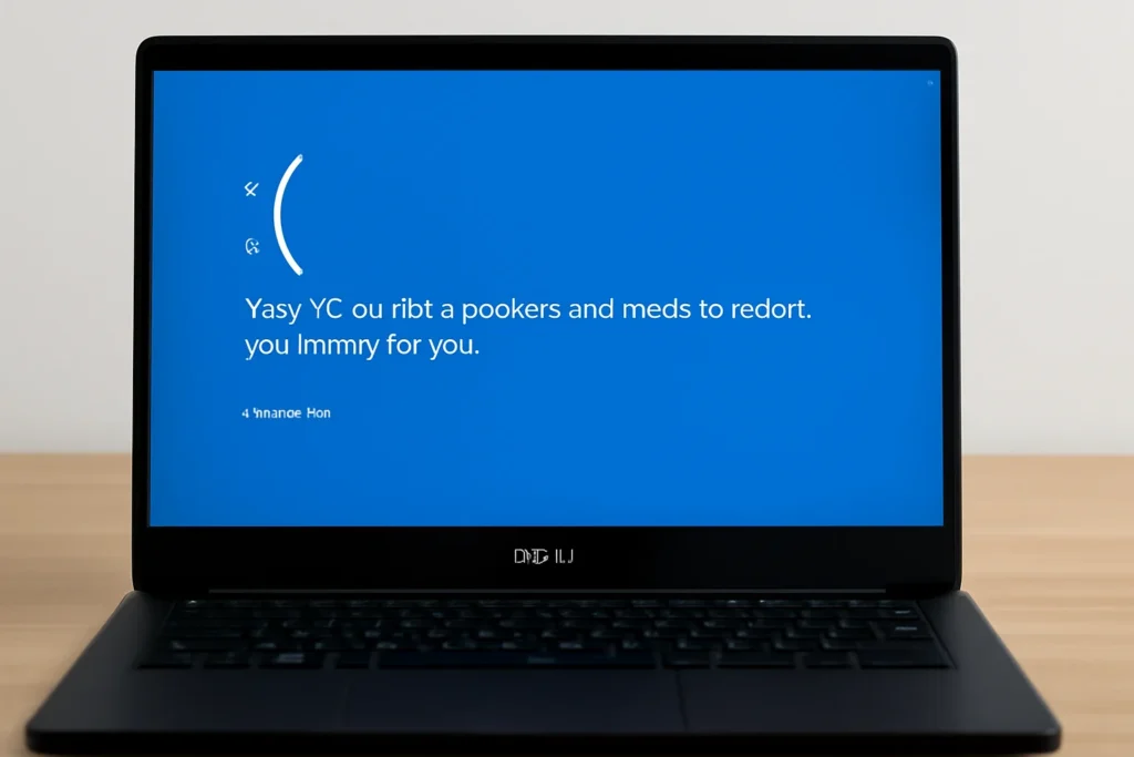 dell laptop blue screen