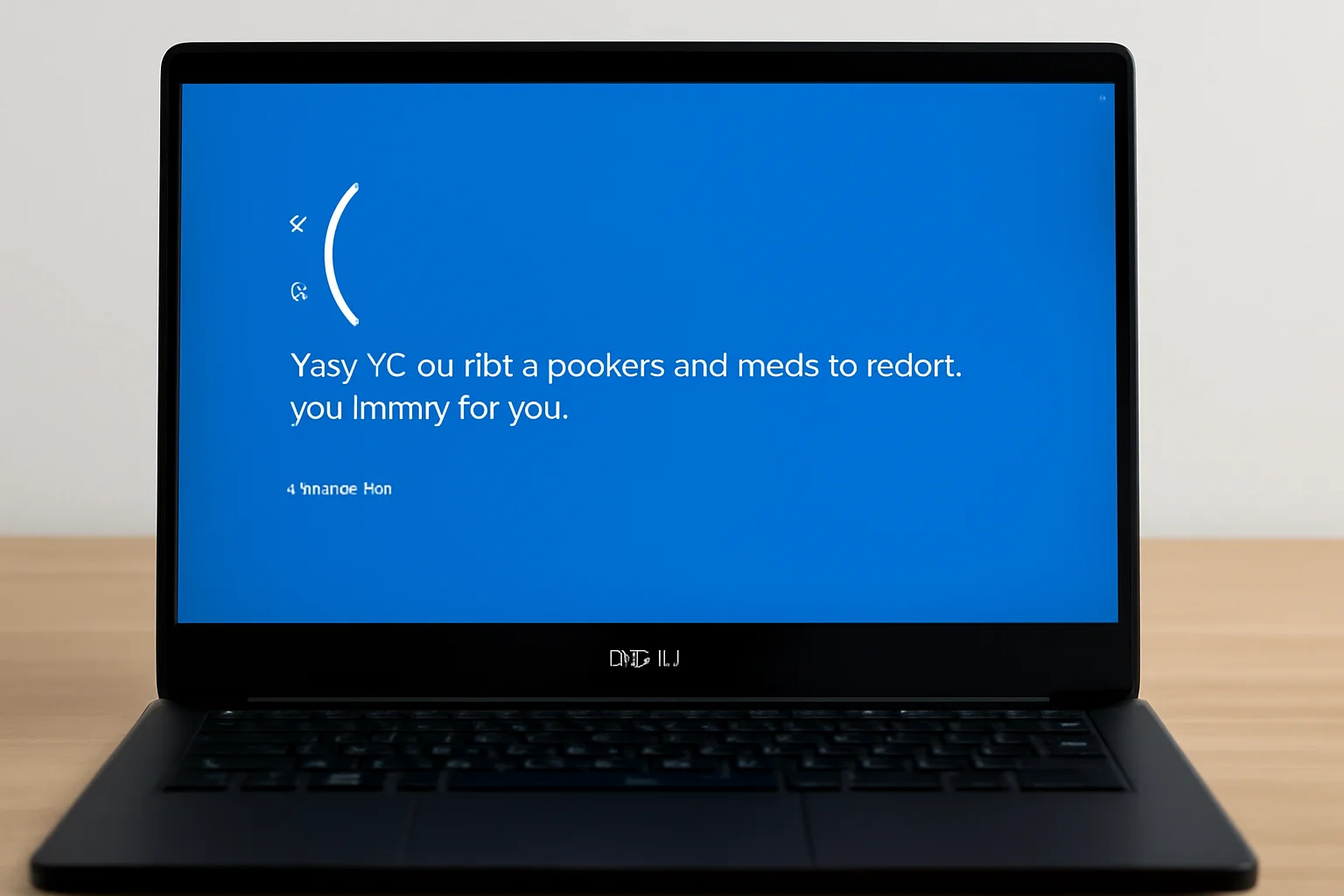 dell laptop blue screen