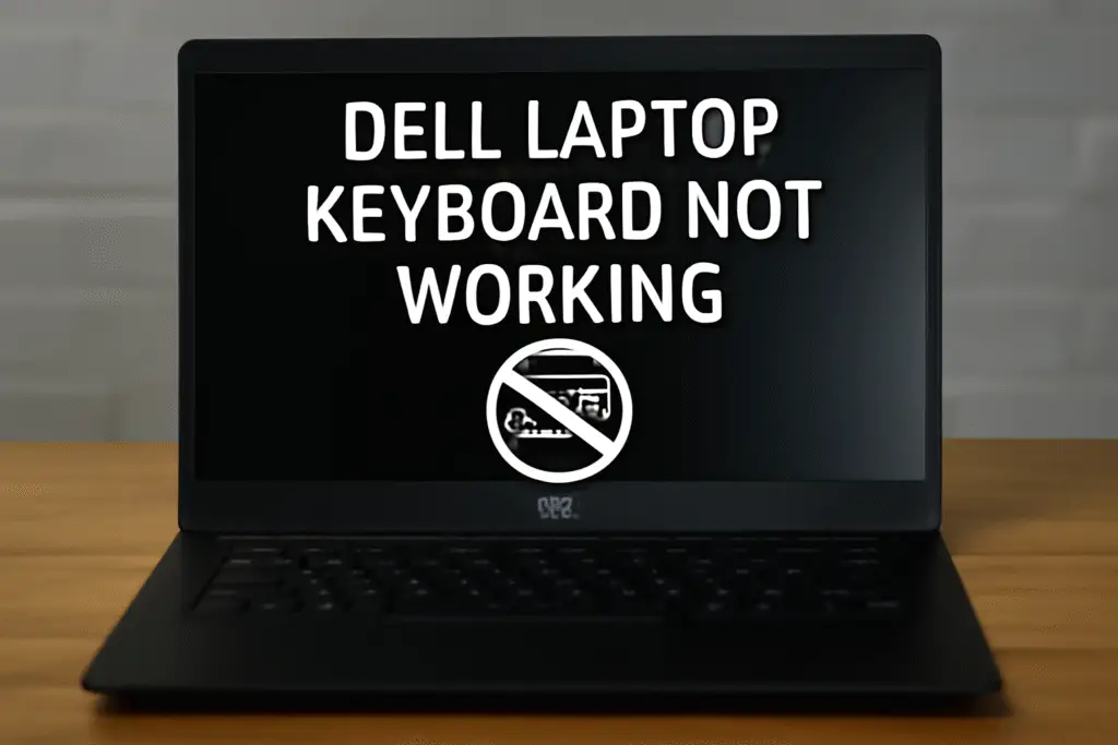 dell laptop keyboard not working