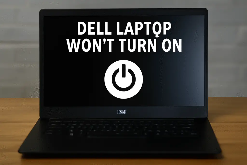 dell laptop won't turn on