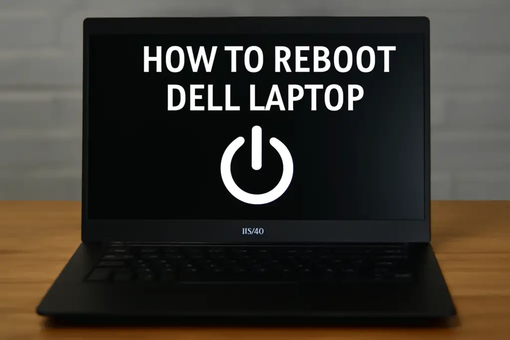 how to reboot dell laptop