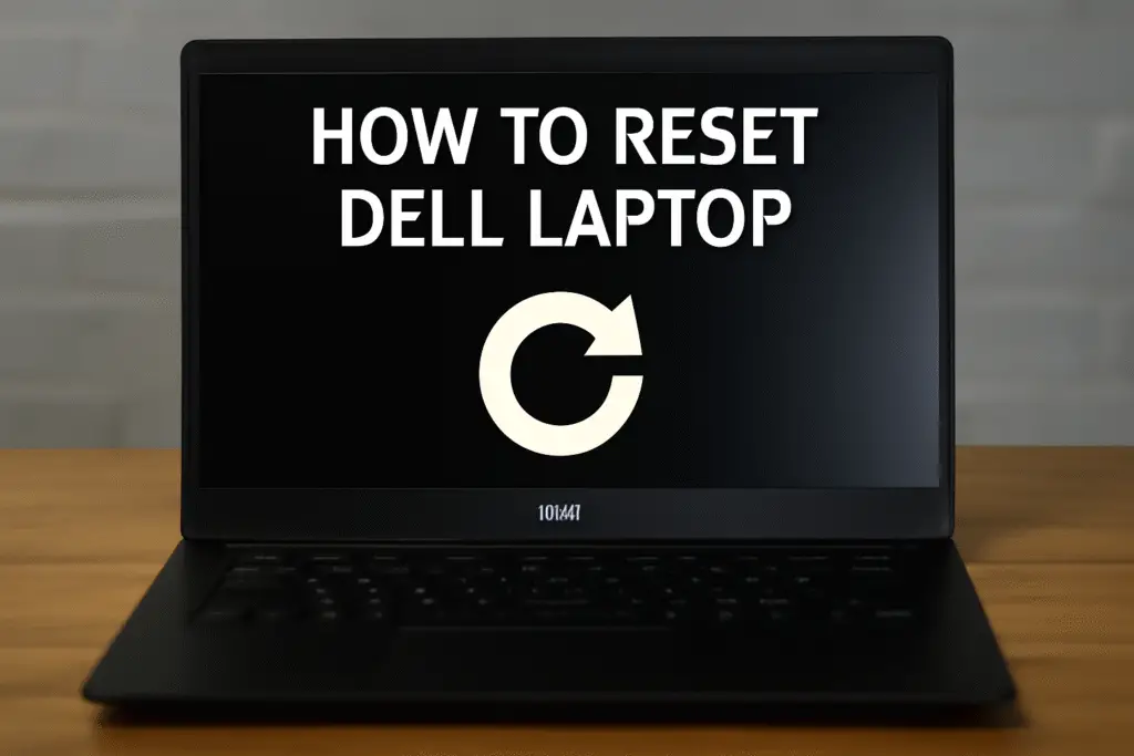 how to reset dell laptop