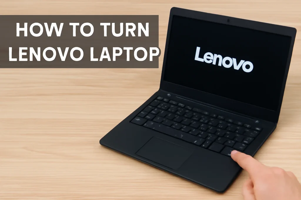 how to turn on lenovo laptop