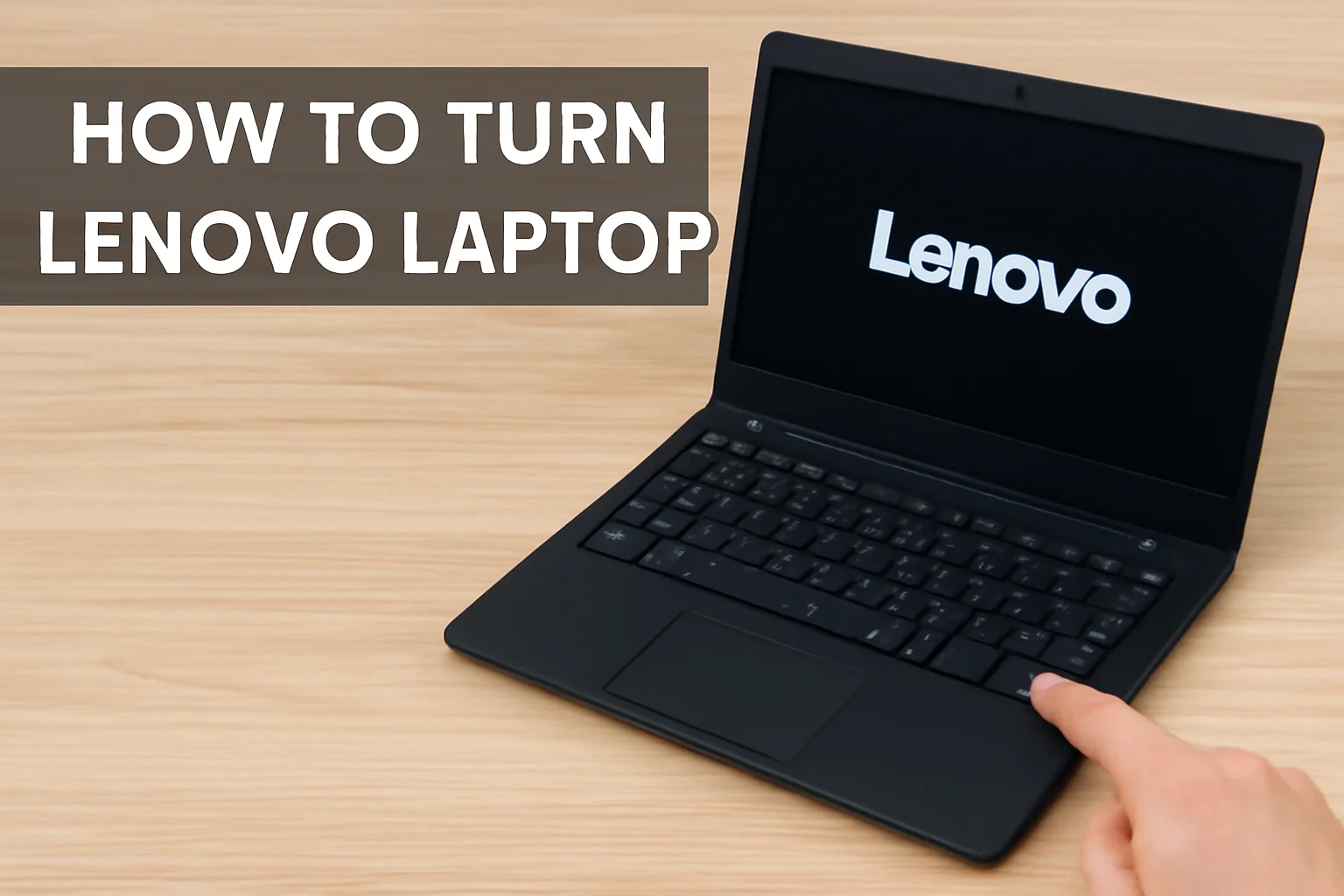 how to turn on lenovo laptop