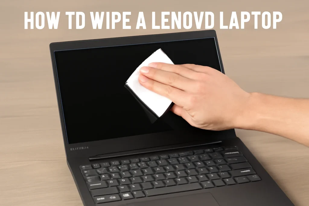 how to wipe a lenovo laptop