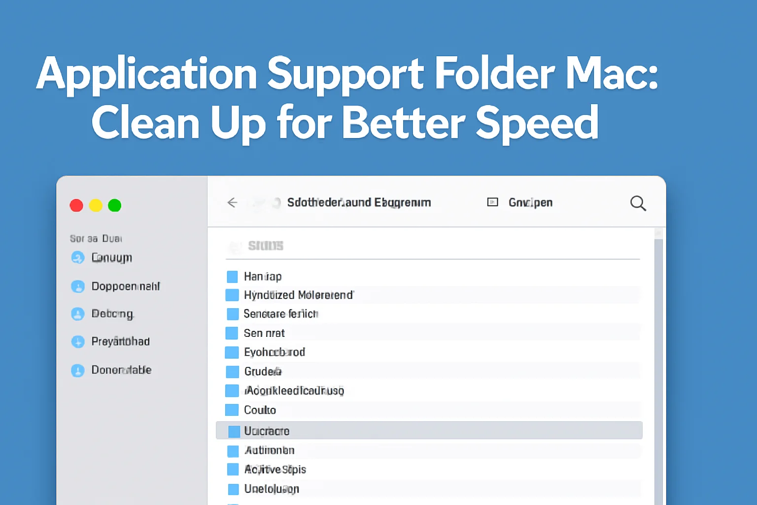 Application Support Folder Mac