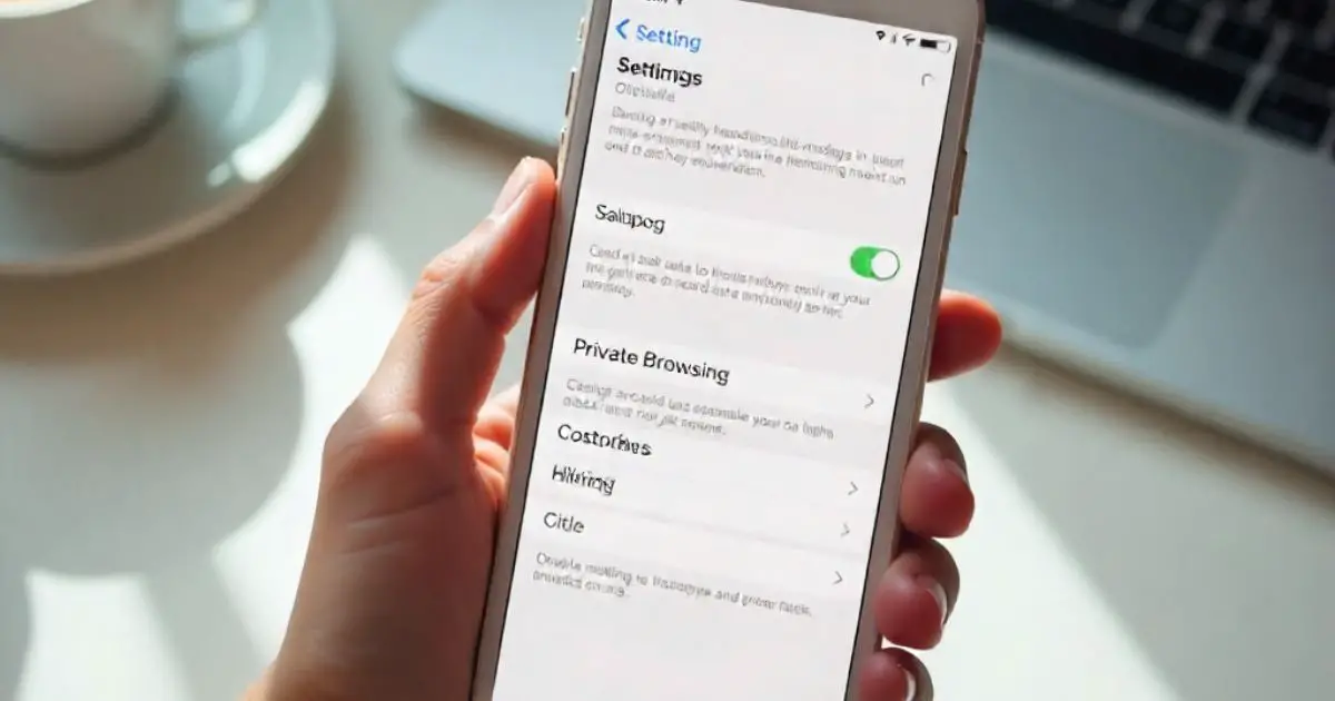 how to turn off private browsing on iphone