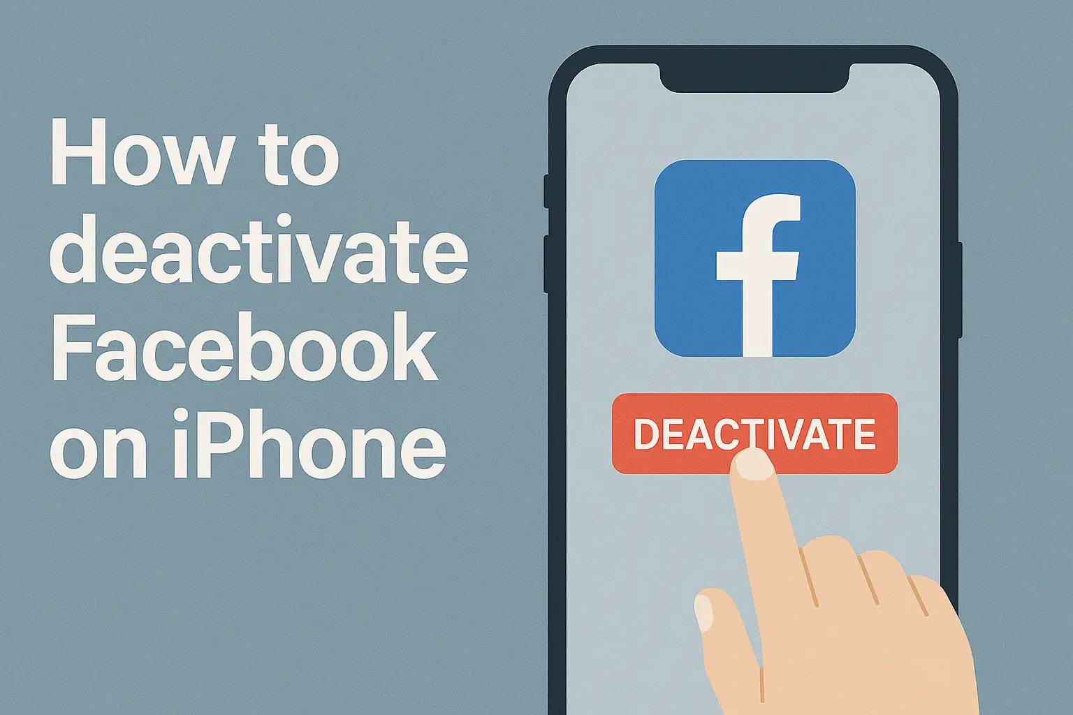How To Deactivate Facebook On IPhone
