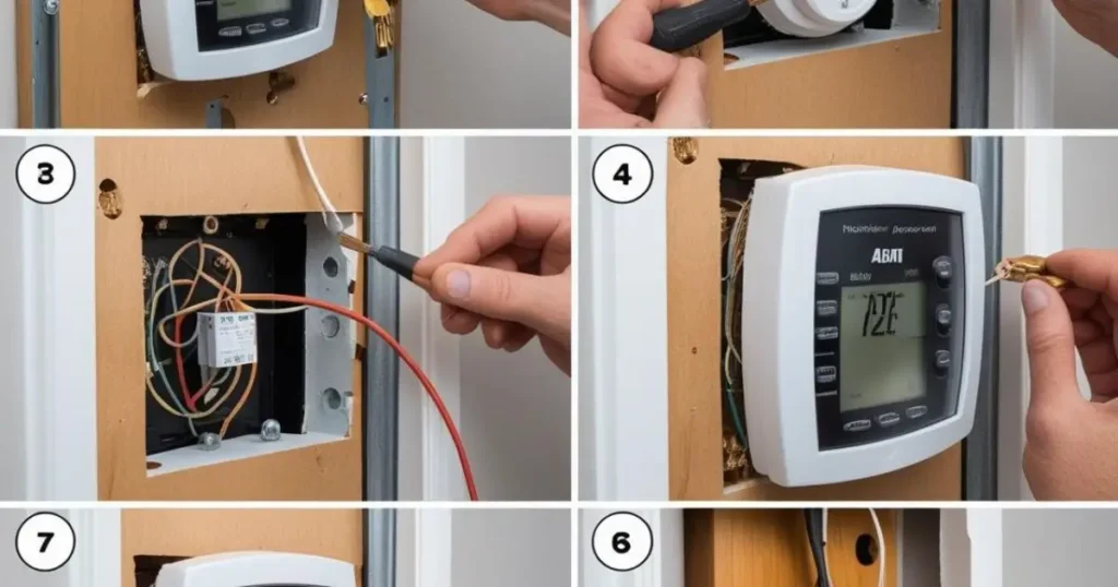 how to install a thermostat