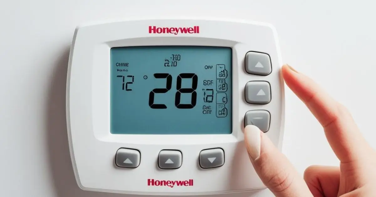 how to set honeywell thermostat