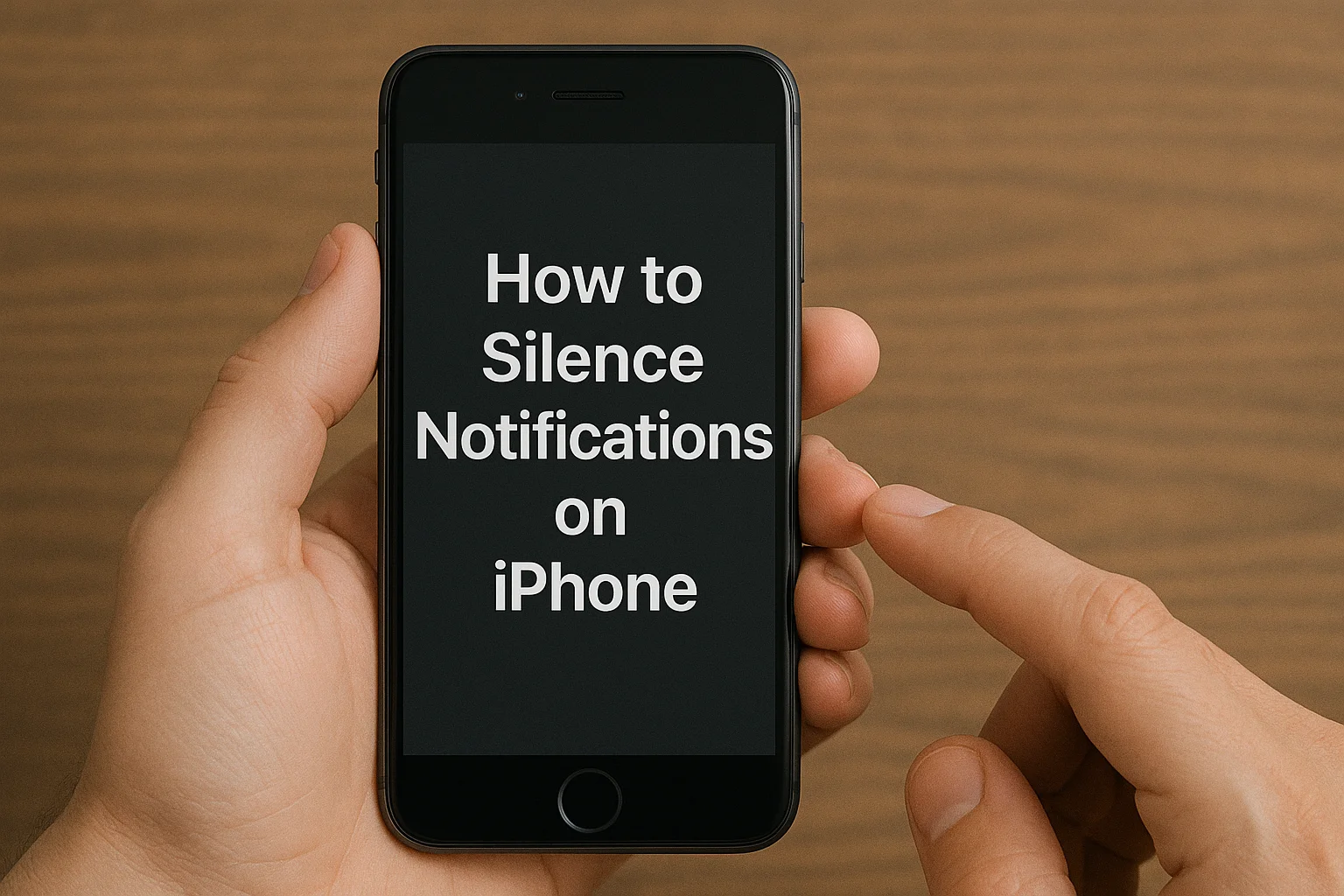 how to silence notifications on iphone