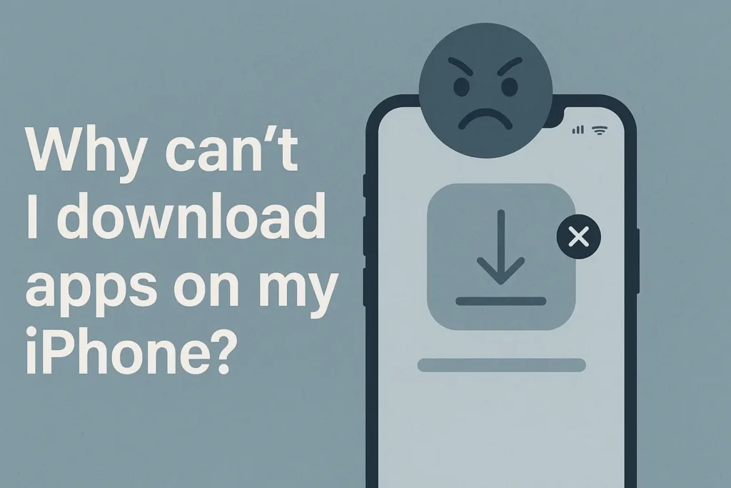 Why Can't I Download Apps On My IPhone