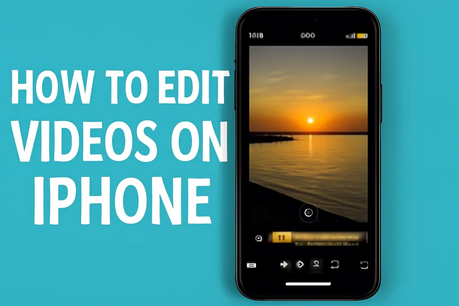 how to edit videos on iphone