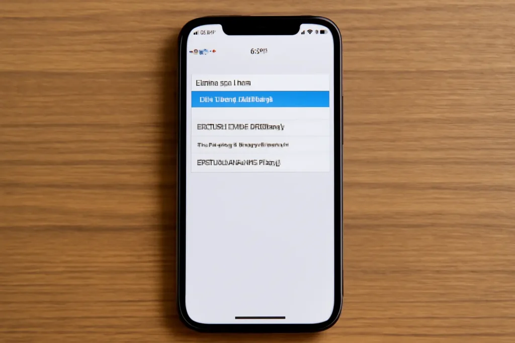 Reset Network Settings IPhone
