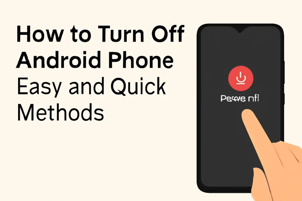 how to turn off android phone