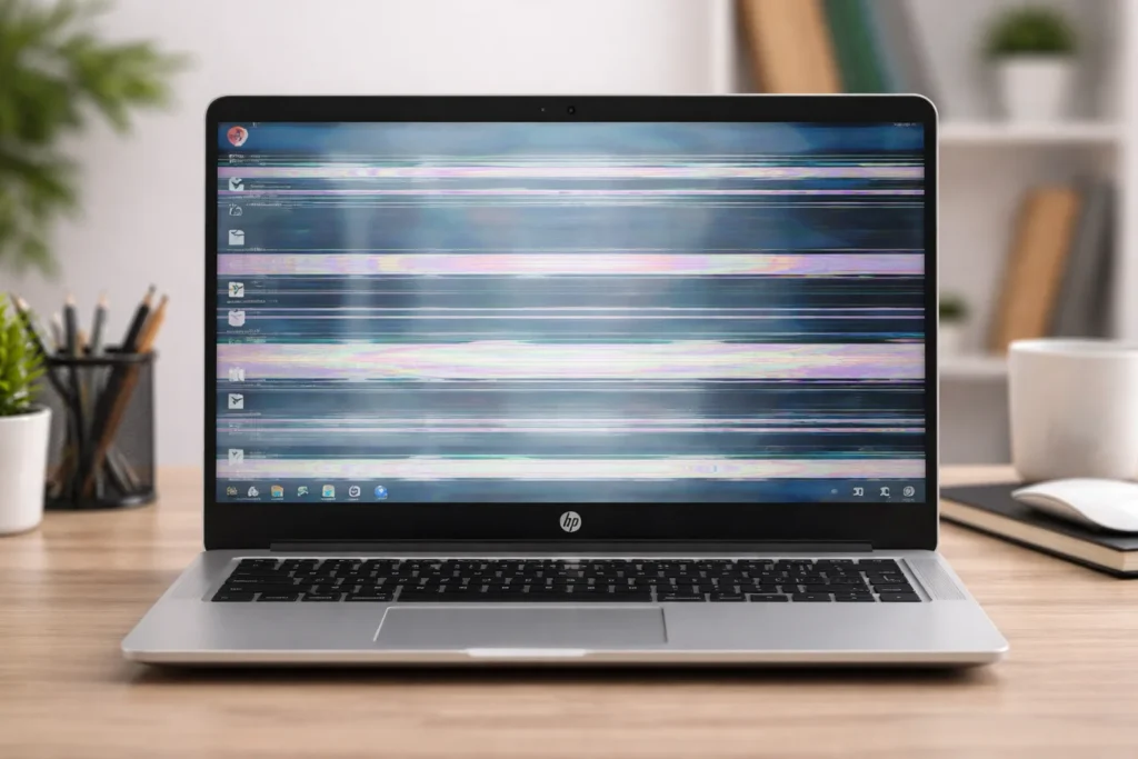 Horizontal Line on Laptop Screen HP