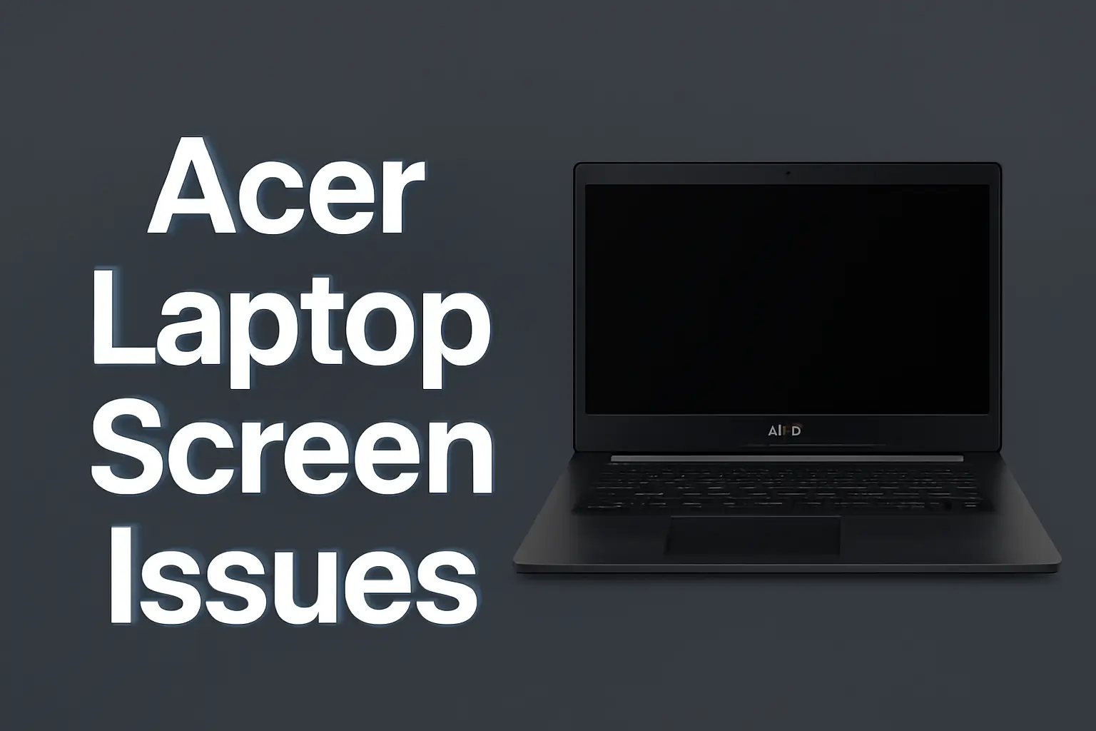 Acer laptop screen issues: black screen, display fixes, troubleshooting steps, restore display quickly.