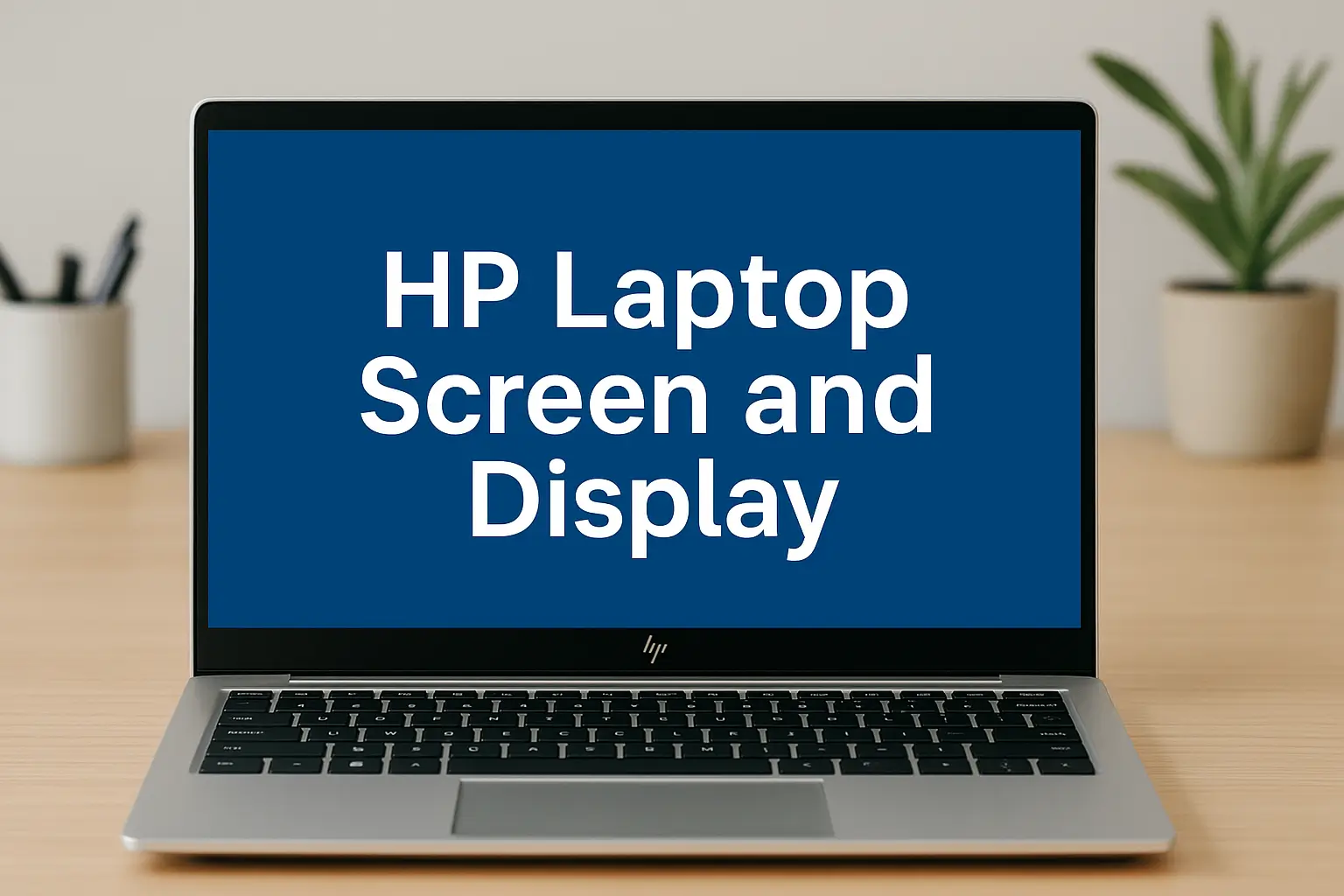 HP laptop screen and display repair, showing black line fix, screenshot shortcuts, and recording tools on Windows