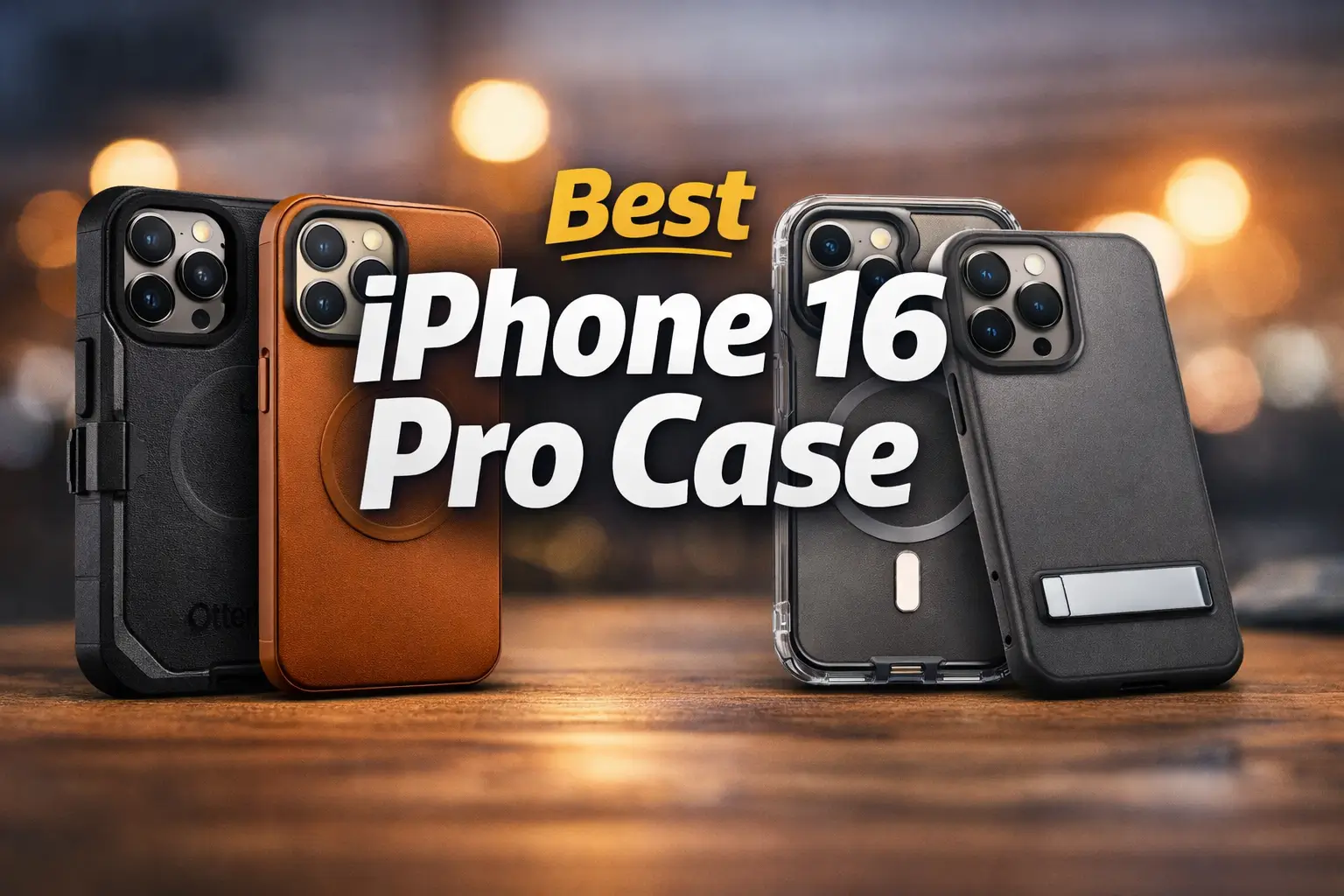 Best iPhone 16 Pro Case options for drop protection, MagSafe, and camera control