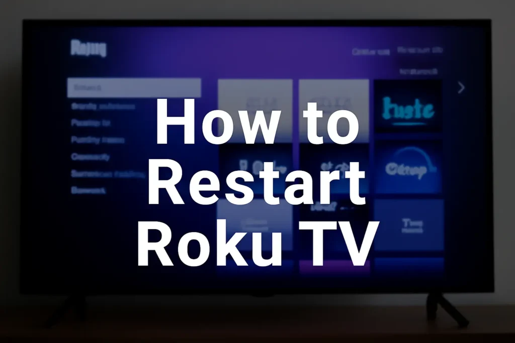 How to Restart Roku TV: Step-by-step guide to solve freezes, black screens, and performance issues with and without the remote.