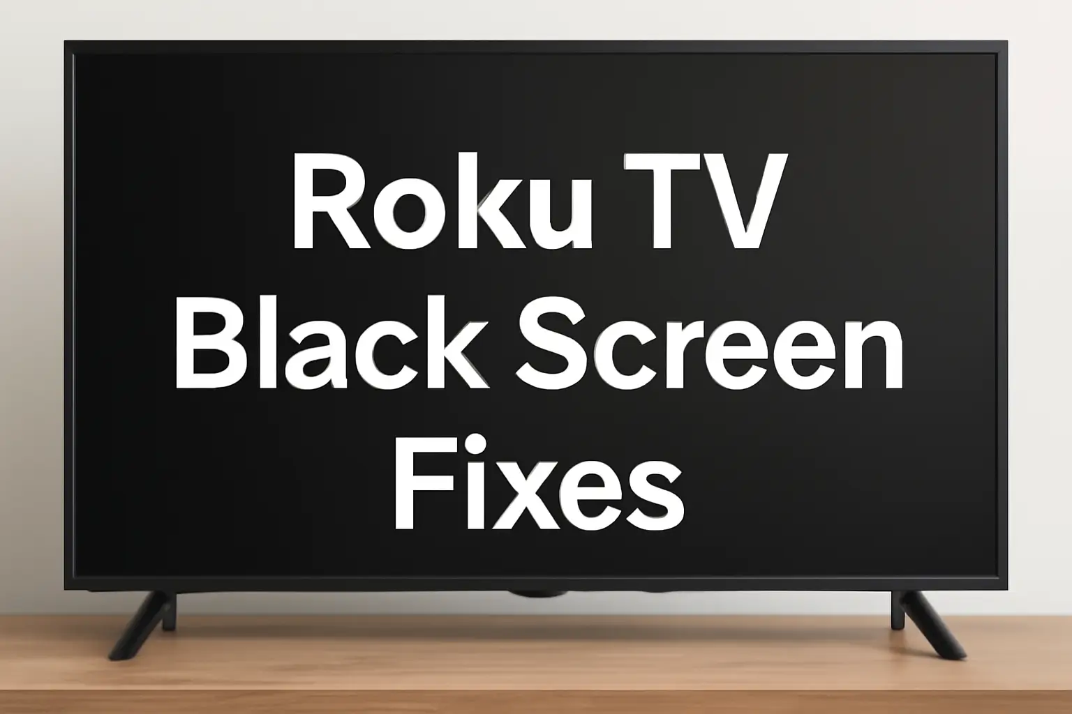 Roku TV black screen issue fixed with easy troubleshooting tips.