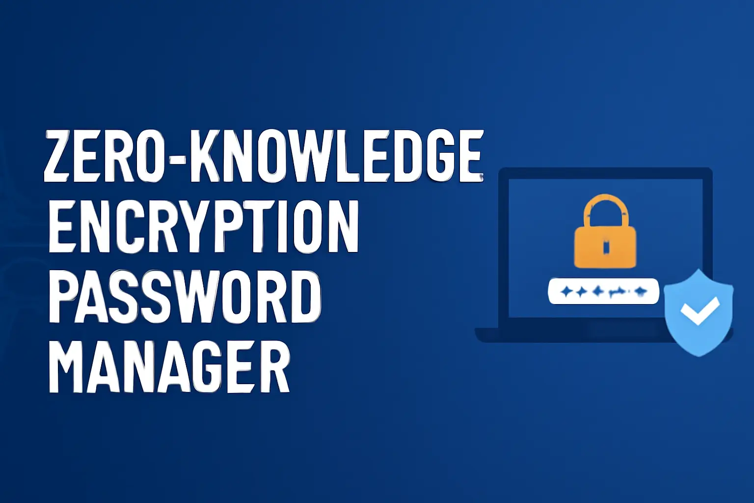 Image of a secure zero knowledge encryption password manager interface ensuring maximum privacy and protection.