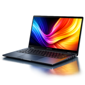 ASUS Zenbook 14 OLED slim laptop with vibrant OLED display and premium lightweight design