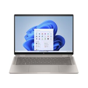 HP Spectre x360 OLED premium convertible touchscreen laptop with sleek aluminum finish